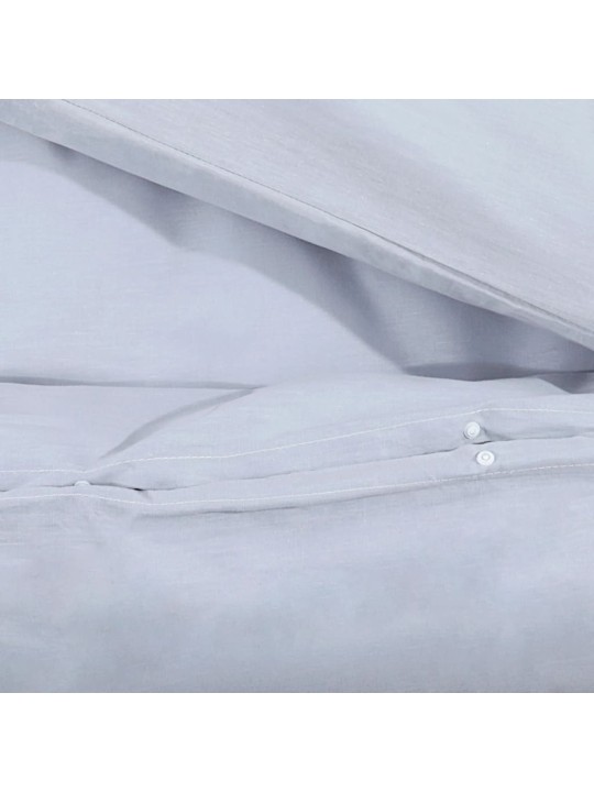 Gultasveļas komplekts, pelēks, 260x220 cm, kokvilna