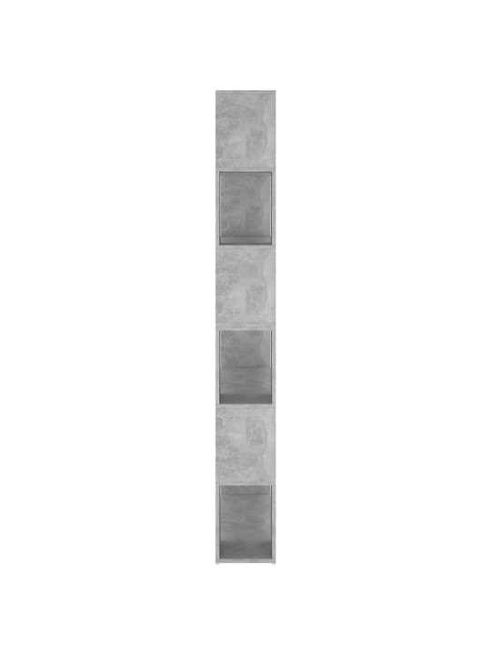 Grāmatu plaukts, betona pelēks, 100x24x188 cm