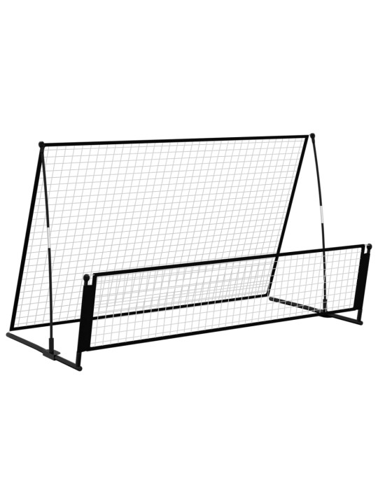 Futbola atsitiena vārti, 202x104x120 cm, tērauds