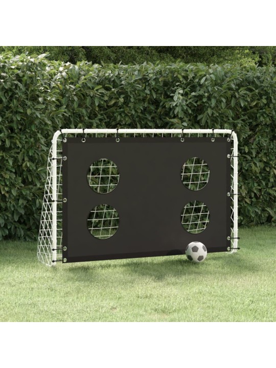 Futbola treniņu vārti, tērauds, 184x61x122 cm