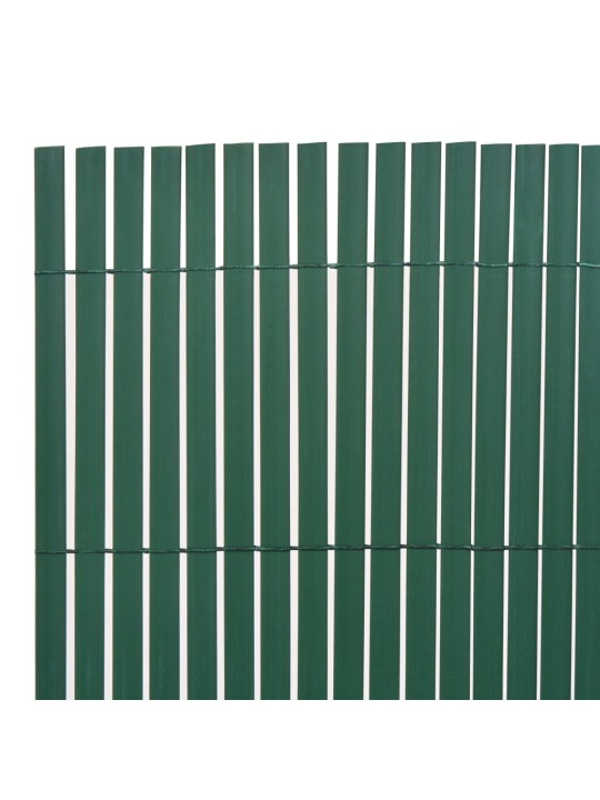 Dārza žogs, divpusējs, 110x400 cm, zaļš