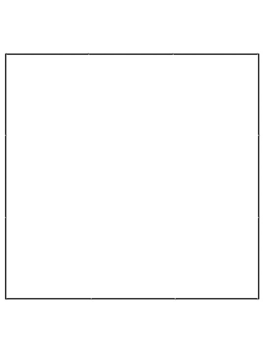 Suņu voljērs, melns, 9 m², tērauds