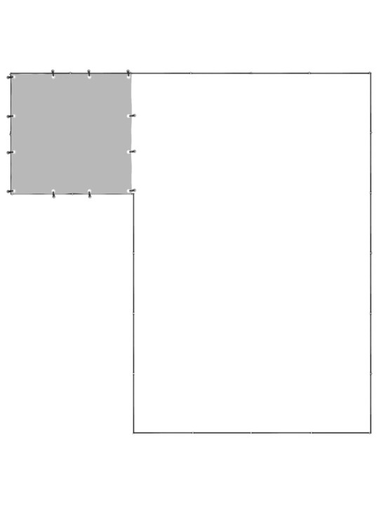 Suņu voljērs, melns, 8,47 m², tērauds