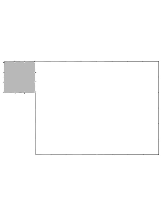 Suņu voljērs, 15,73 m², tērauds, melns