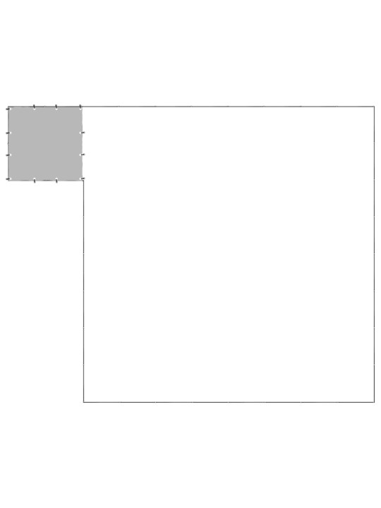 Suņu voljērs, 20,57 m², tērauds, melns