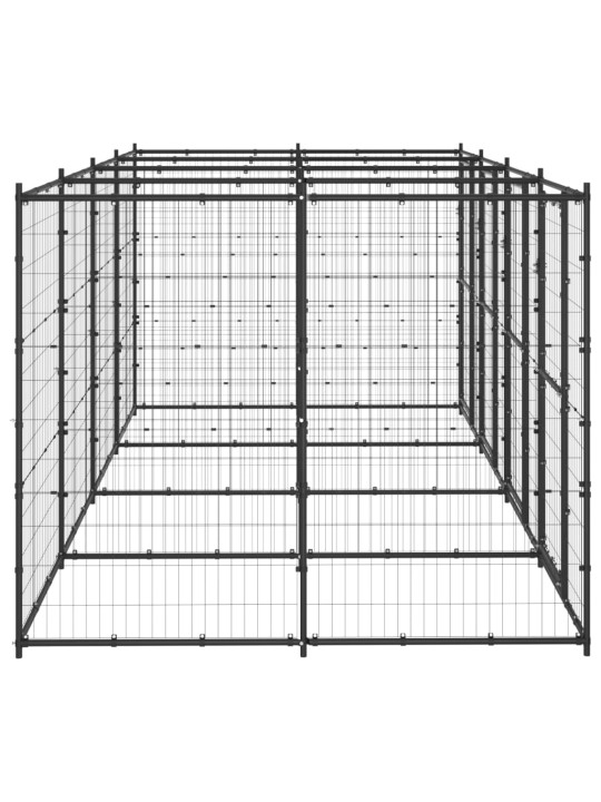 Suņu voljērs, 9,68 m², tērauds