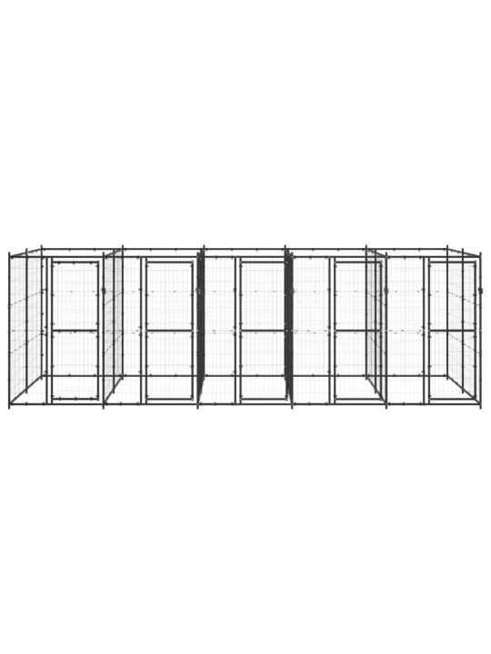 Suņu voljērs, 12,1 m², tērauds
