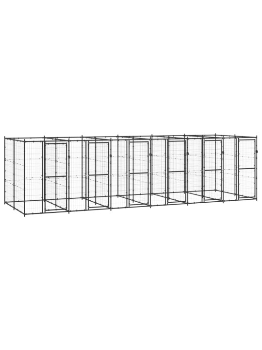 Suņu voljērs, 14,52 m², tērauds