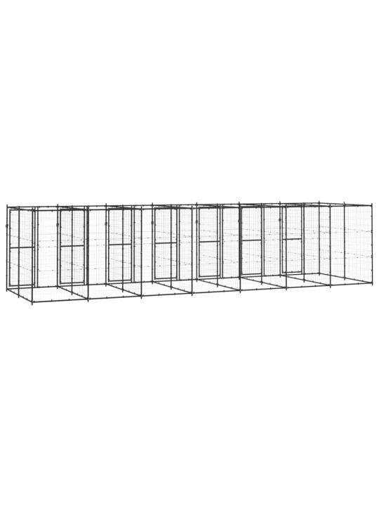 Suņu voljērs, 16,94 m², tērauds
