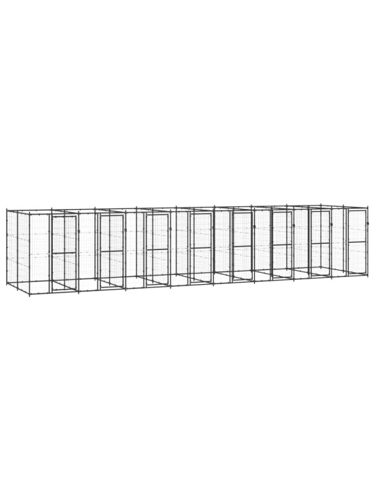 Suņu voljērs, 19,36 m², tērauds