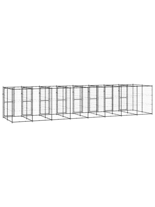 Suņu voljērs, 19,36 m², tērauds