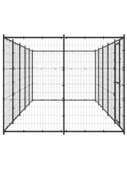 Suņu voljērs, 12,1 m², tērauds