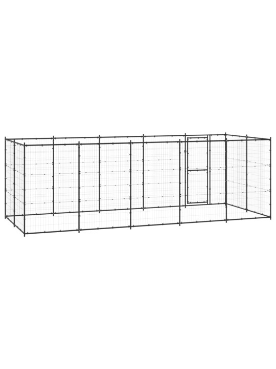 Suņu voljērs, 12,1 m², tērauds