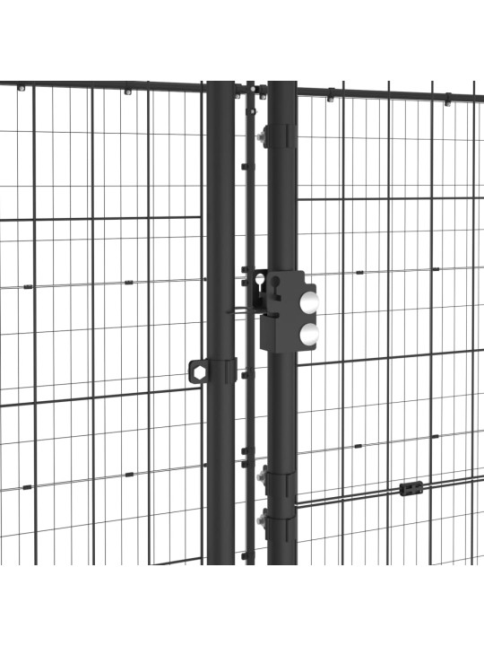 Suņu voljērs, 16,94 m², tērauds