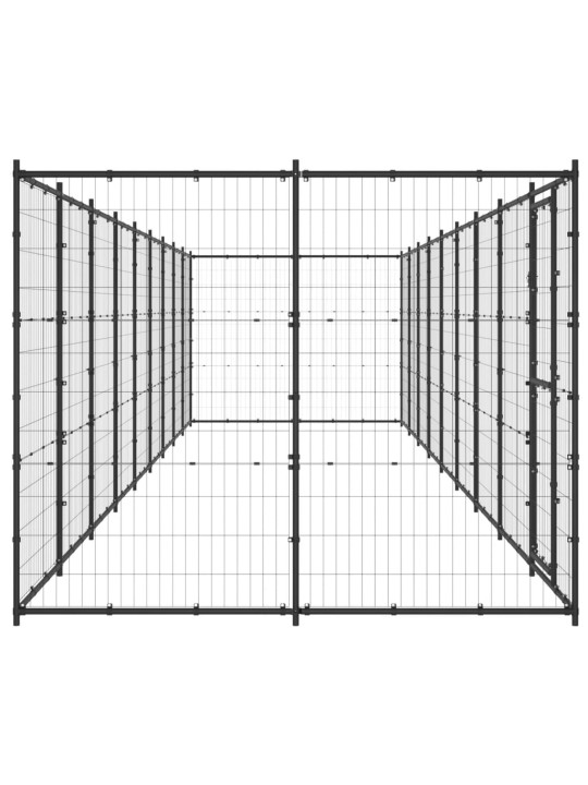 Suņu voljērs, 21,78 m², tērauds