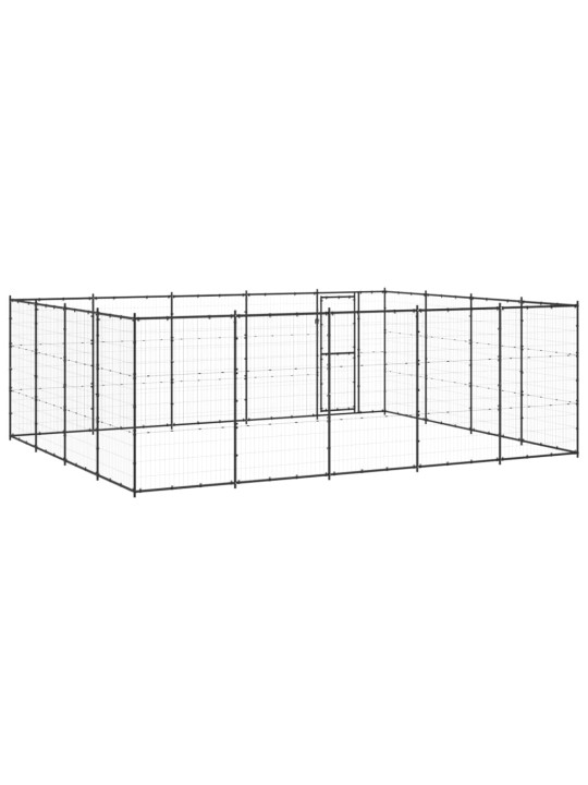 Suņu voljērs, 24,2 m², tērauds