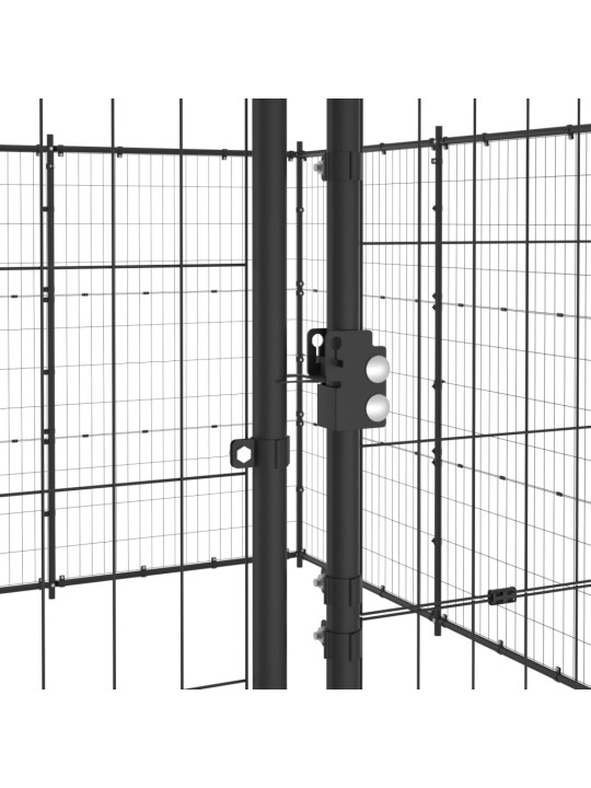 Suņu voljērs, 24,2 m², tērauds
