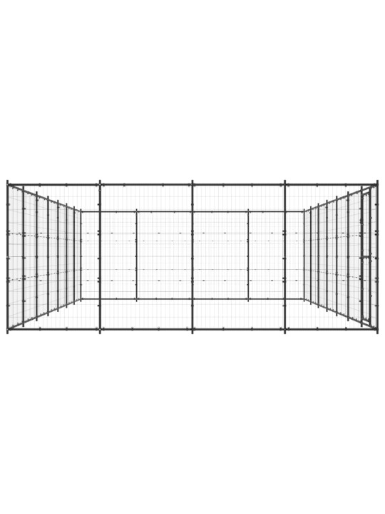Suņu voljērs, 33,88 m², tērauds