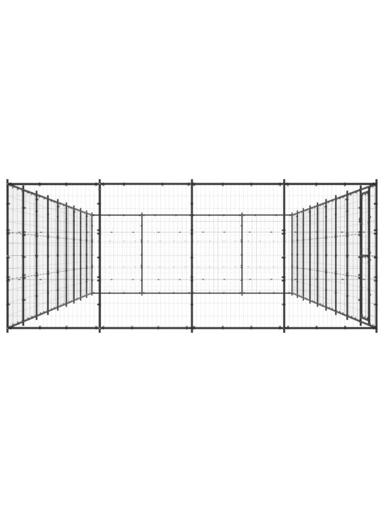 Suņu voljērs, 43,56 m², tērauds