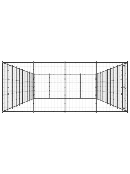Suņu voljērs, 53,24 m², tērauds