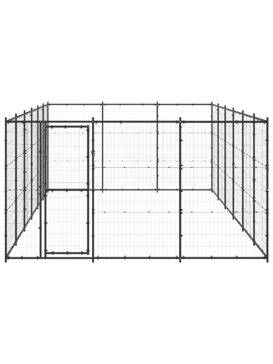 Suņu voljērs, 21,78 m², tērauds