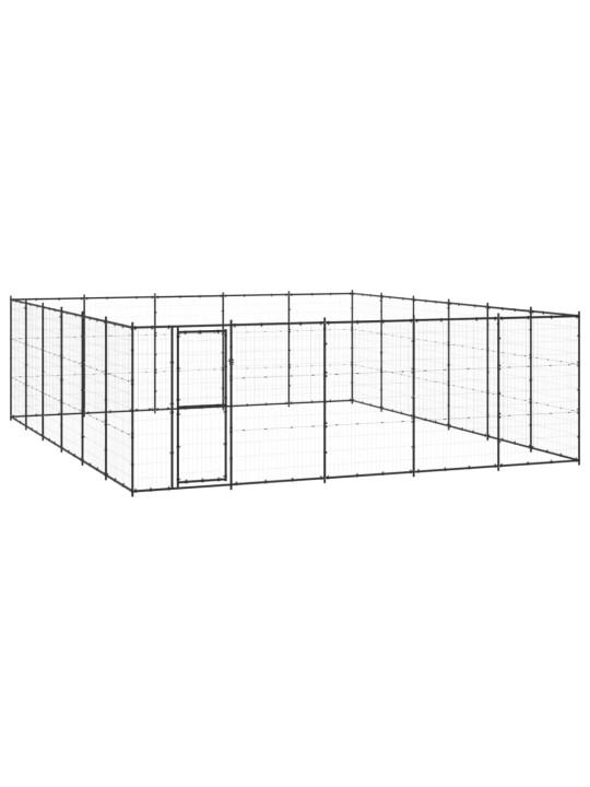 Suņu voljērs, 36,3 m², tērauds