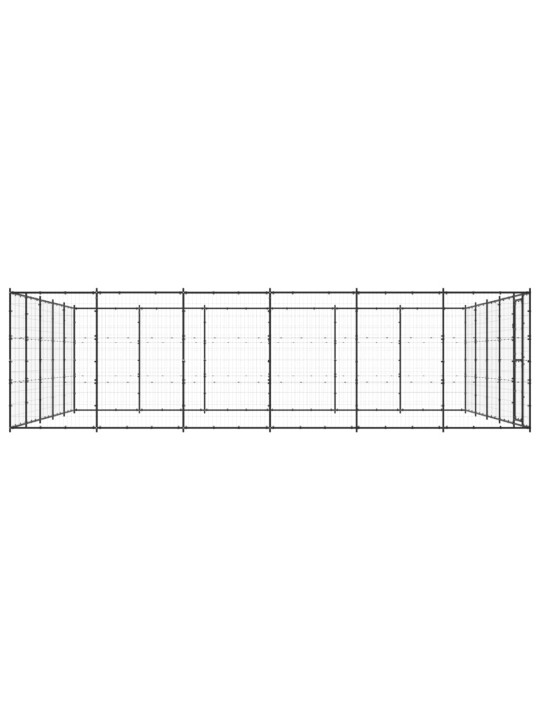 Suņu voljērs, 36,3 m², tērauds