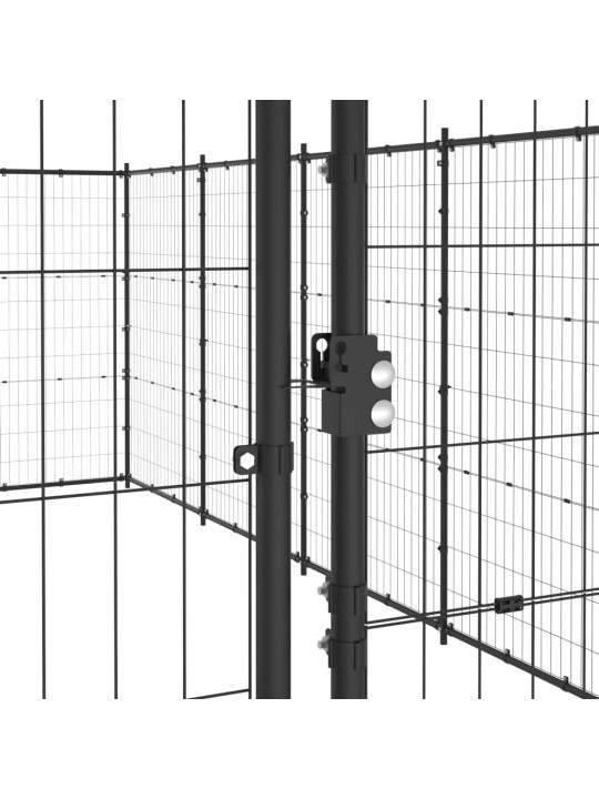 Suņu voljērs, 36,3 m², tērauds