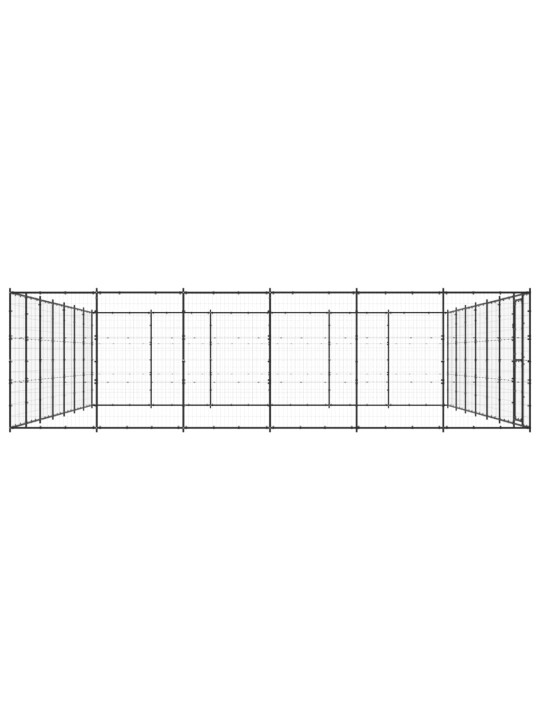 Suņu voljērs, 50,82 m², tērauds