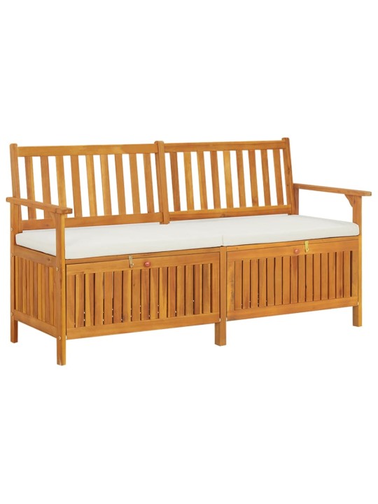 Sols ar glabāšanas nodalījumu, 148 cm, akācijas masīvkoks