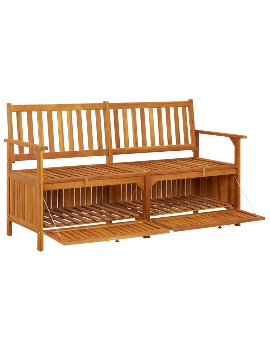Sols ar glabāšanas nodalījumu, 148 cm, akācijas masīvkoks
