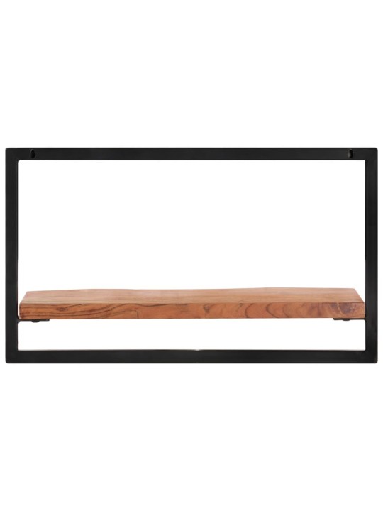 Sienas plaukti, 2 gab., 60x25x35 cm, akācijas koks, tērauds