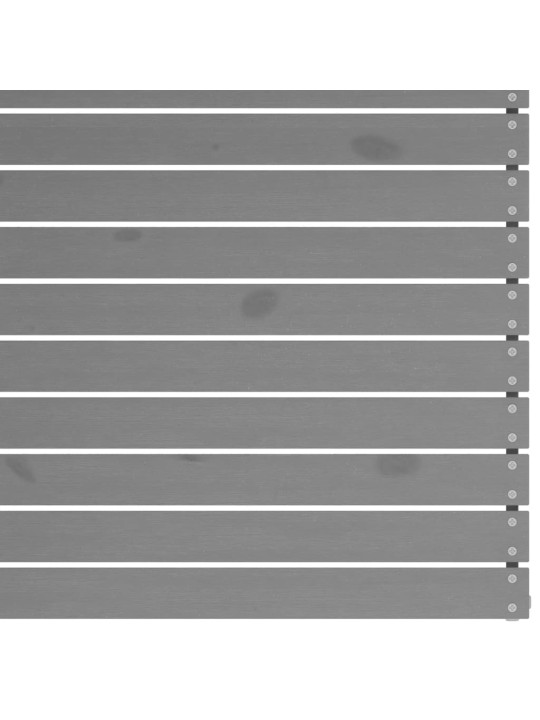 8-daļīgs dārza atpūtas mēbeļu komplekts, pelēks priedes koks