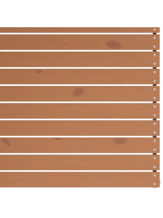 6-daļīgs dārza atpūtas mēbeļu komplekts, brūns priedes koks