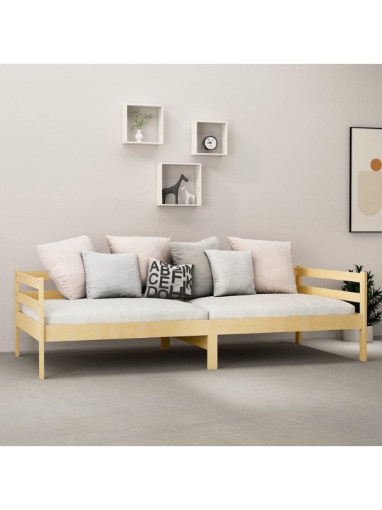 Dīvāngulta ar matraci, 90x200 cm, priedes masīvkoks