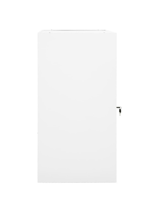 Seglu skapis, balts, 53x53x105 cm, tērauds