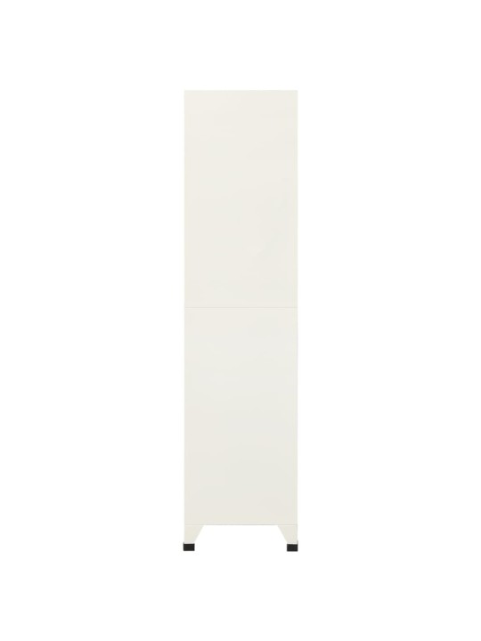 Ģērbtuves skapis, pelēks ar zilu, 90x45x180 cm, tērauds