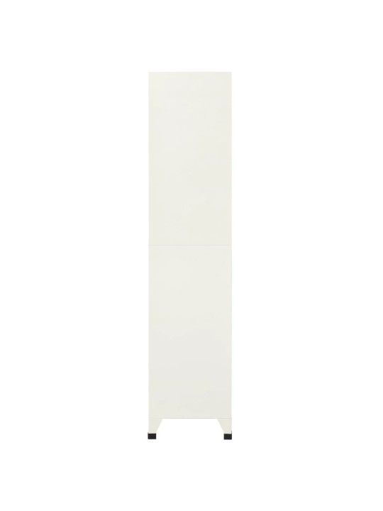 Ģērbtuves skapis, pelēks ar zilu, 90x40x180 cm, tērauds