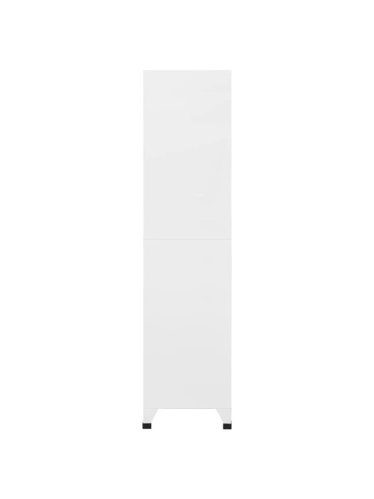 Ģērbtuves skapis, pelēks, 90x40x180 cm, tērauds