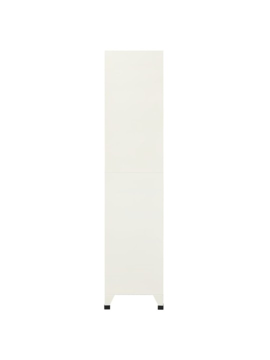 Ģērbtuves skapis, pelēks ar zilu, 90x40x180 cm, tērauds