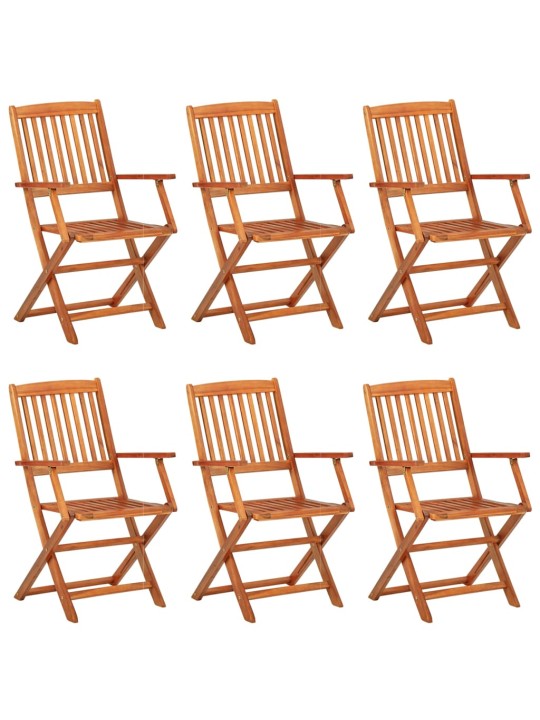 7-daļīgs dārza mēbeļu komplekts, 180x90x75cm akācijas masīvkoks
