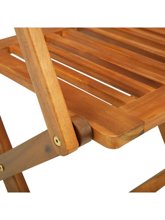 11-daļīgs dārza mēbeļu komplekts 220x90x75cm akācijas masīvkoks