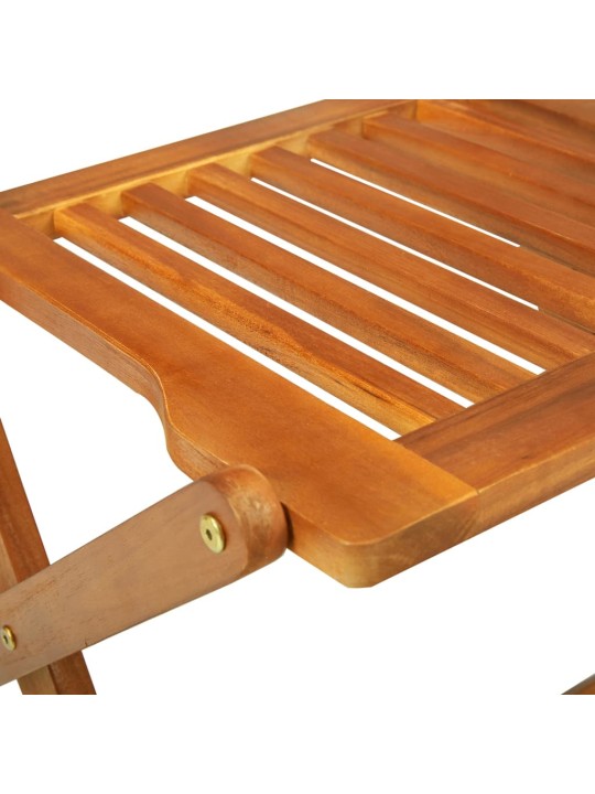 11-daļīgs dārza mēbeļu komplekts 220x90x75cm akācijas masīvkoks