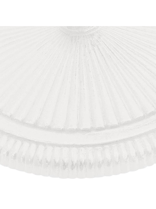Saulessarga pamatne, balta, 45x45x30 cm, čuguns