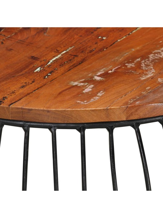 Kafijas galdiņš, ø68 cm, pārstrādāts masīvkoks