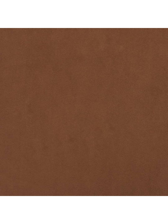 Apaļš krēsls ar uzglabāšanas nodalījumu, brūns samts 31 x 37 cm