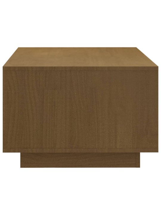 Kafijas galdiņš, brūns, 110x50x33,5 cm, priedes masīvkoks