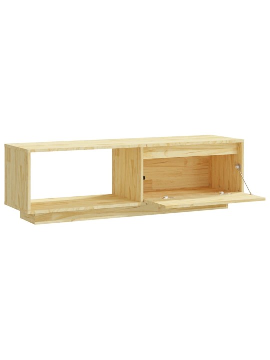 Tv skapītis, 110x30x33,5 cm, priedes masīvkoks