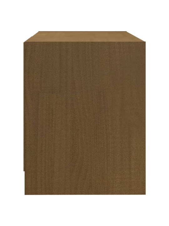 Tv skapītis, medus brūns, 80x31x39 cm, priedes masīvkoks