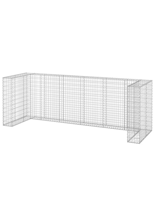 Gabions atkritumu tvertnēm, cinkots tērauds, 325x100x110 cm